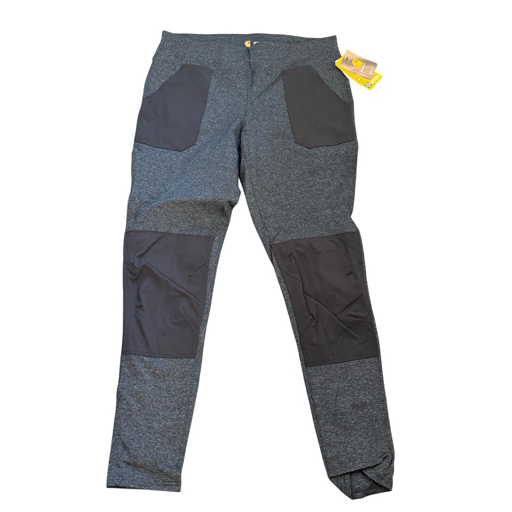 Carhartt Force Utility Leggings NWT Large 12/14 Tall Gray Work Cargo Pockets